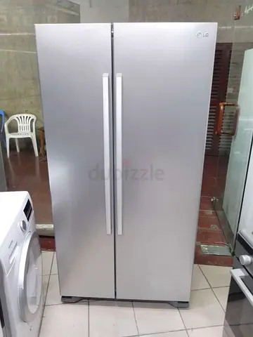 LG Metallic Silver Side By Side Fridge-537Ltr(GR-B207FLC) FREE DELIVERY +WARRANTY