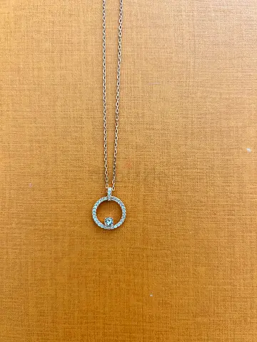 Swarovski Necklace (rose gold color)