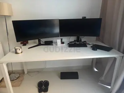 Gaming Office Desk White