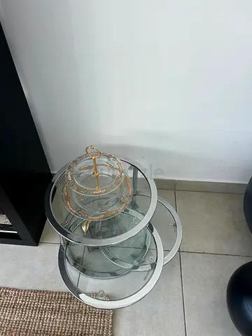 Glass 3-Tier Display/Serving Stand - Round