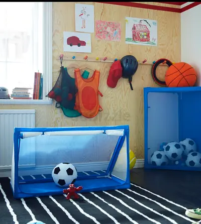 Kids Foldable Football Goal Set with Soft Balls and Accessories