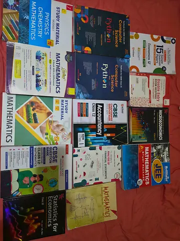 School textbooks  and guides, mostly CBSE. 30dhs for any one of them, can negotiate