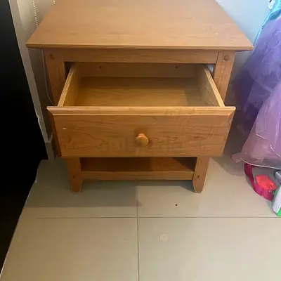 Two Bedside Lockers / Nightstands – Good Condition