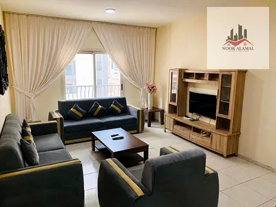 الشارقه التعاون شقه غرفه وصاله ومبطخ وحمامين وبلكونه