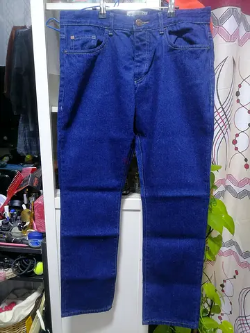 Blue Straight Fit Mens Jeans 34 - Excllent Condition