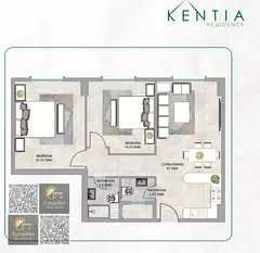 Pay in Installments and Move into Your Elegant 2 BHK at Kentia Residence