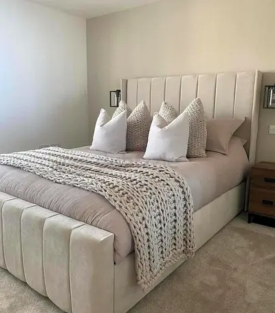 Brand New Luxury Fully Customizable Bedframe - King Size - UAE Sharjah Manufactured