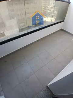 Two bedrooms and a living room in Al Majaz 3 with a sea view
