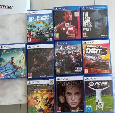 Mixed PS4  PS5 Game Collection — FIFA, The Last of Us II, Marvel Avengers, Dirt 5, More 1game.120ae