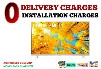 LG 43 inch TV Smart TV-4K New / 1 Year Warranty( Special White Edition)