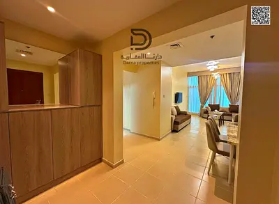Great Deal! Massive 2BR (1,616 sq.ft) in Ajman One Tower 7 | Fully Furnished | Best Price