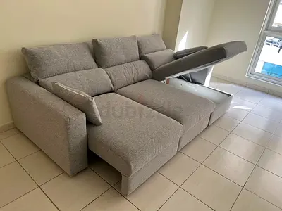 Great condition neat and clean ikea eskilstuna L shape sofa under storage