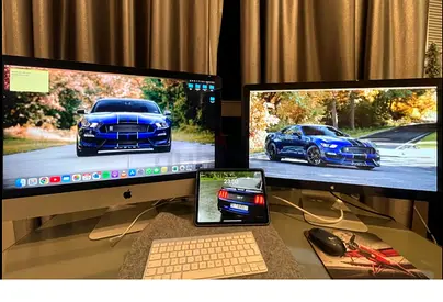 27‑inch iMac with Cinema Display combo