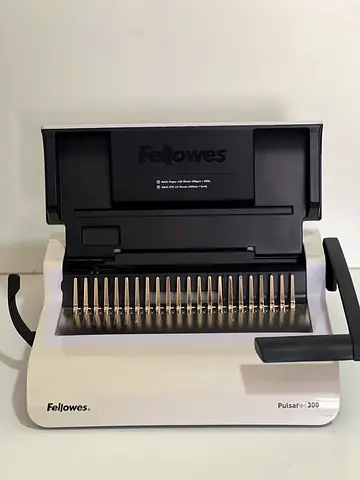 Fellowes Pulsar+ 300 Manual Comb Binding Machine - Good Working Condition