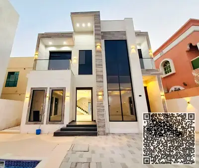 SPECIOUS BEAUTIFULL WITH SWIMMING POOL VILLA 5 MASTER BADROOMS VILLA AVIALBLE FOR RENT IN AL RAWDHA 02 AJMAN...