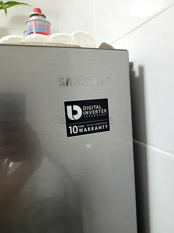 Samsung stainless steel refrigerator - good condition