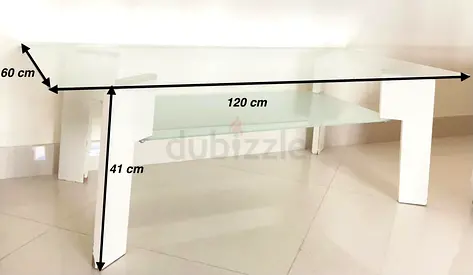 Modern Glass Coffee Table / Center Table
