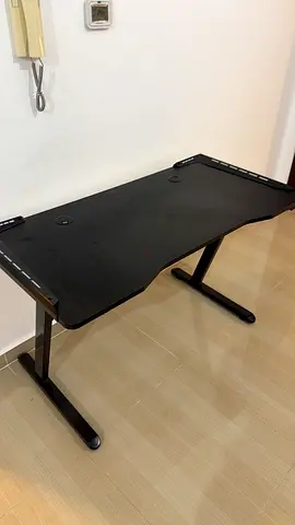 Adjustable Black Folding Laptop/Study Table - Compact and Portable