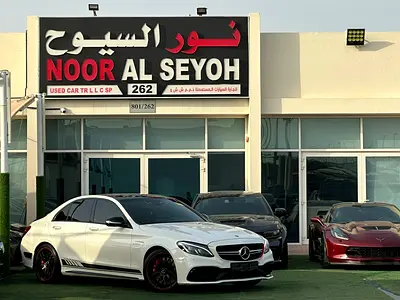MERCEDES BENZ AMG C63S GCC 2015 FULL OPTION ORIGINAL PAINT PERFECT CONDITION