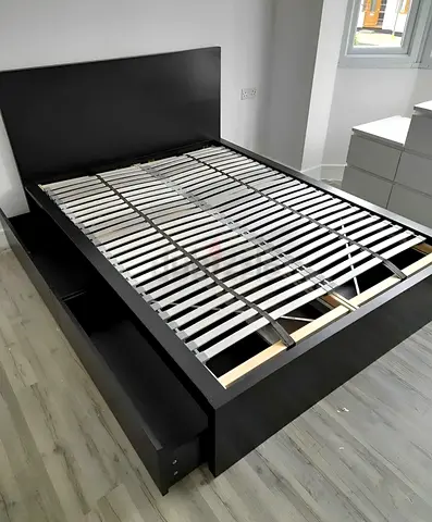 Ikea Queen size bed with mattress available in perfect condition