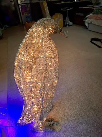 Very beautiful Decorative Pinguin - festive statement piece!