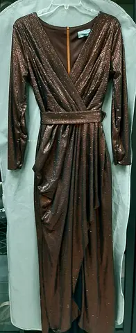 Party dress made in Turkey.  M-L size. Like new