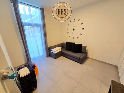 Modern Studio Apartment | Balcony | Kitchen Appliances | Prime Location in Aljada