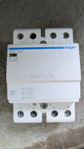 Hager ESC440 4-Pole Contactor / Relay 40A (Used)