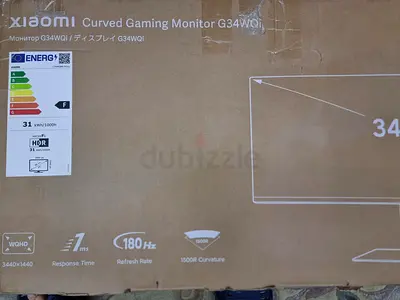 Xiaomi 34 Curved Gaming Monitor G34WQi (3440x1440, 180Hz) - Brand New in Box