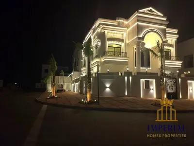 🏡 New Classic Corner Villa for Sale in Al Helio 2 Ajman | 5 Master Bedrooms | Super Deluxe Finishing | Prime Location