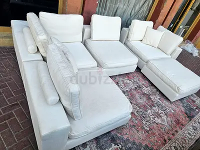 Marina home Modular sofa with footstool