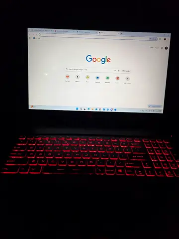 Gaming Laptop with Red Backlit Keyboard - Good Condition