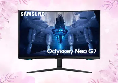 Samsung 32 inches G75NB Neo Odyssey G7 4K 165Hz Curved Gaming Monitor