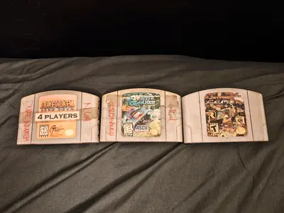 N64 Game Bundle x3 Duke Nukem Zero Hour AeroGauge Jet Force Gemini