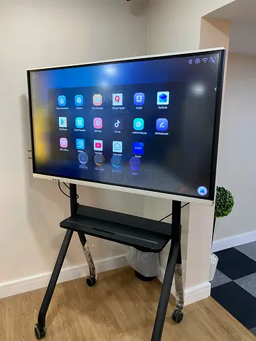 Interactive Smart Display / Touchscreen TV on Mobile Stand - Good Condition