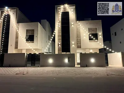 Brand new villa for rent in Al Haliyo 2, Ajman, 6 master bedrooms, prime location