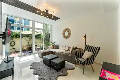 Luxe 3BR Villa | DAMAC Hills 2 | Water Park Access | Furnished | Flexible term