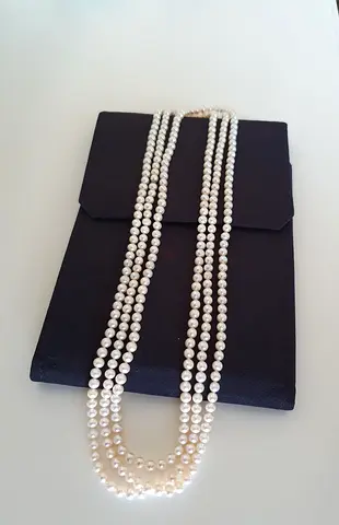 Tiffany and Co Pearl Wrap Necklace