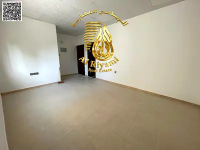 Spacious studio apartment for annual rent with a separate kitchen, near Ajman Walk.