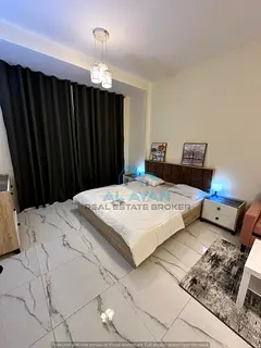 Bright Studio Apartment for Rent | Olimpico Residences, Warsan 4