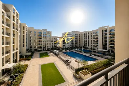 Spacious 2BR | Unique Dual Balconies | Pool Facing