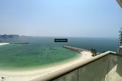 full beach view 2BR for rent