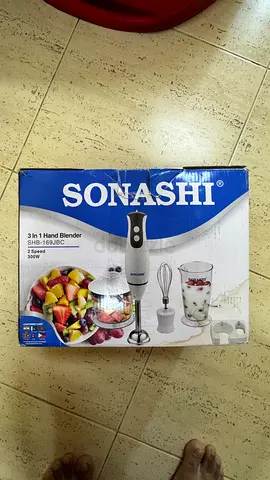 Sonashi 3-in-1 Hand Blender (300W) - Used, Complete Set