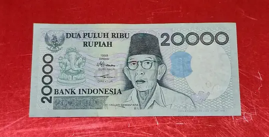 1998 Indonesia 20000 Rupiah Banknote