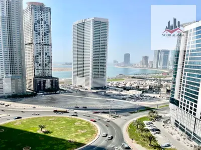 الشارقه التعاون شقه غرفه  وصاله ومطبخ وحمامين وبلكونه