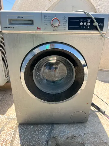 Front-load washing machine - stainless steel finish