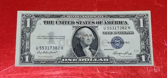 1935 USA silver certificate 1 Dollar