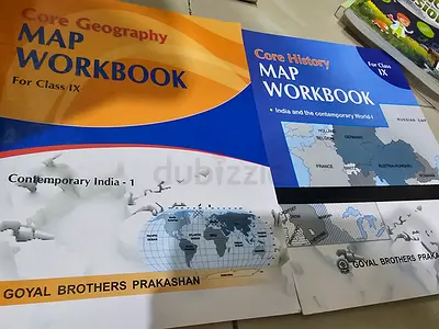 Class 9 CBSE Core Geography  Core History Map Workbook
