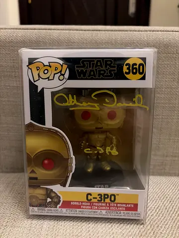 C-3PO signed funko pop signed by actor Anthony Daniel’s