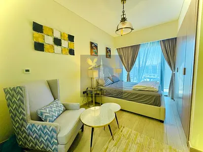 Fully Furnished Studio Living | Azizi Riviera Meydan